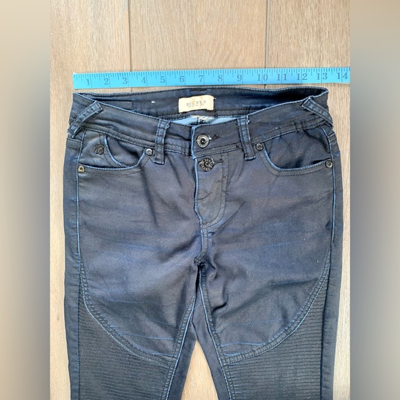 Becky B dark Wash moto jeans - Picture 7 of 10